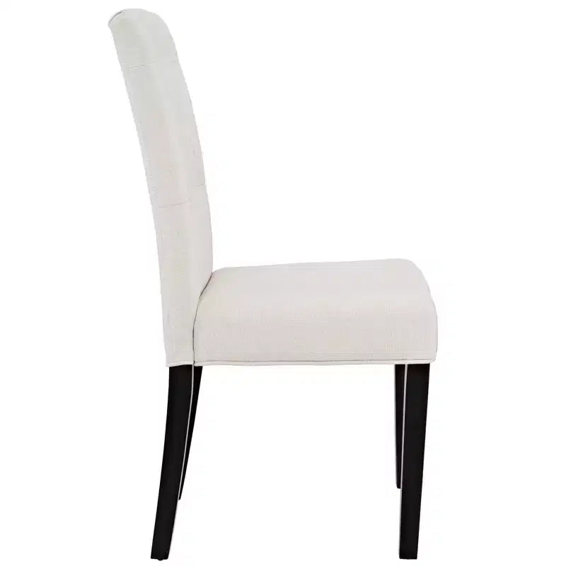 Modway Confer Dining Fabric Side Chair Beige: Upholstered Polyester, Wood Frame, 287lb Capacity