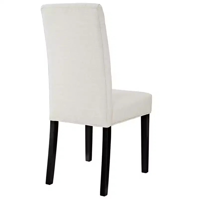 Modway Confer Dining Fabric Side Chair Beige: Upholstered Polyester, Wood Frame, 287lb Capacity
