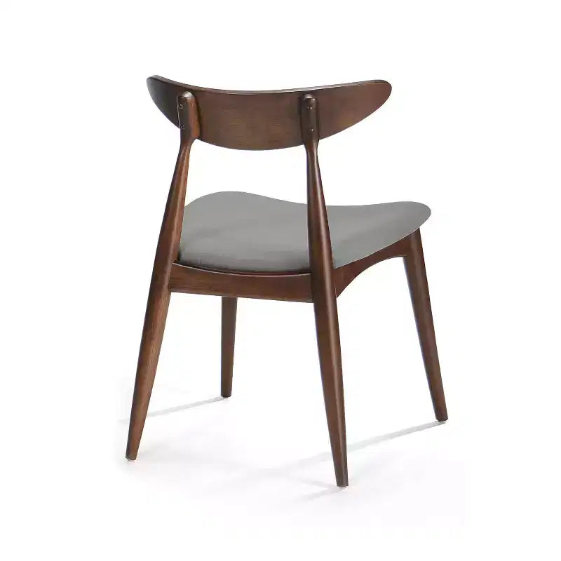 Set of 2 Barron Dining Chair Light Gray - Christopher Knight Home: Mid-Century, Upholstered, Rubberwood