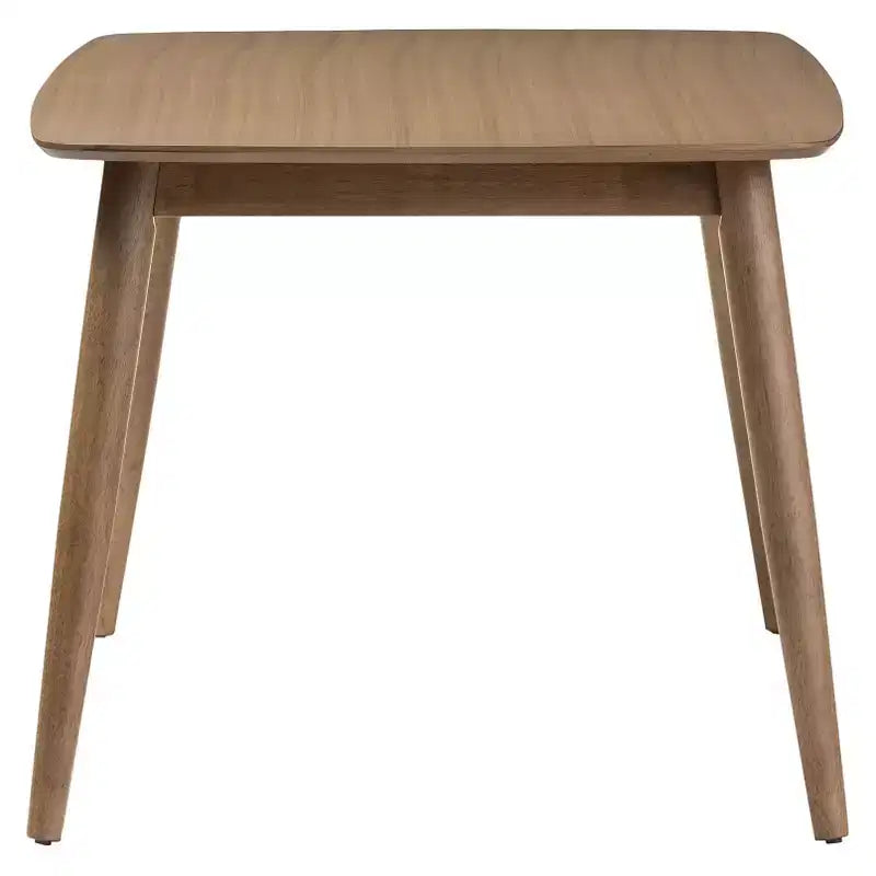 Edna Mid-Century Modern French Oak Light Brown Finishing Wood Dining Table - Baxton Studio