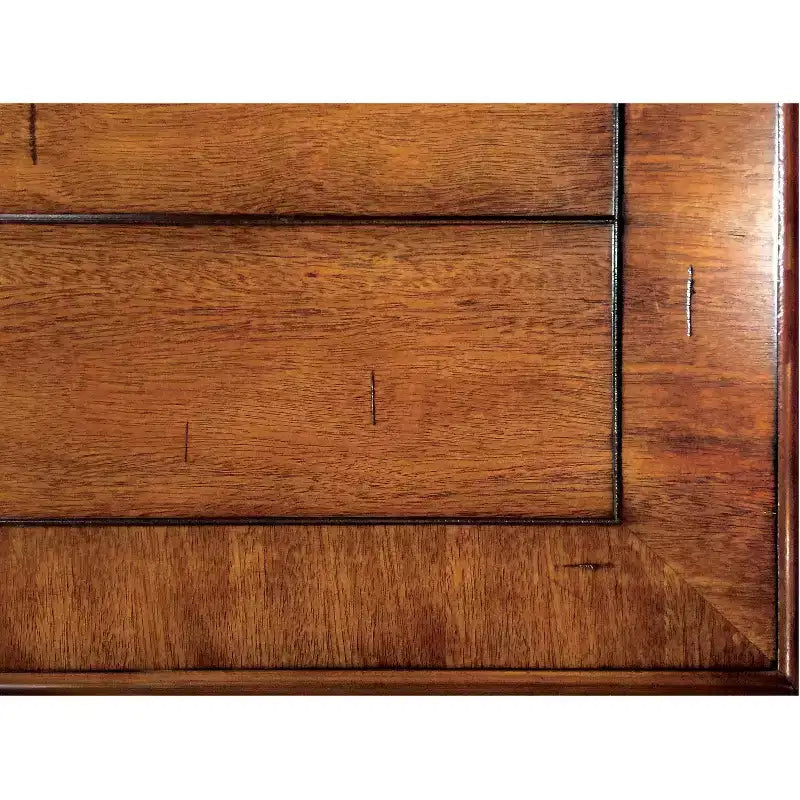 HOMES: Inside + Out Jameson Country Style Extendable Dining Table Black/Oak: Seats 8, Turned Leg