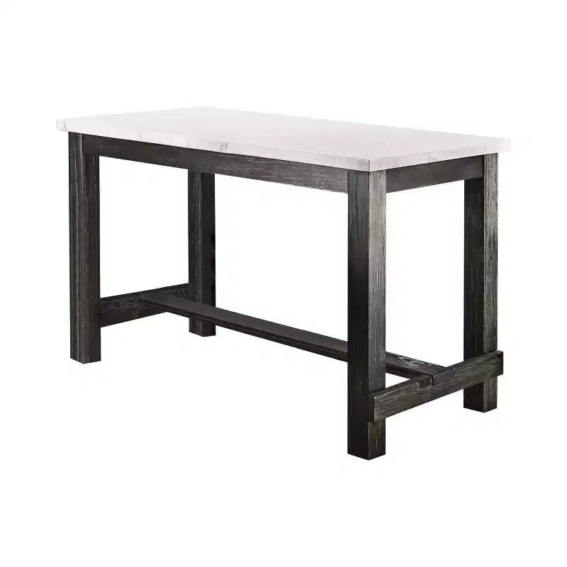 HOMES: Inside + Out Norelo Rectangular Counter Height Table White