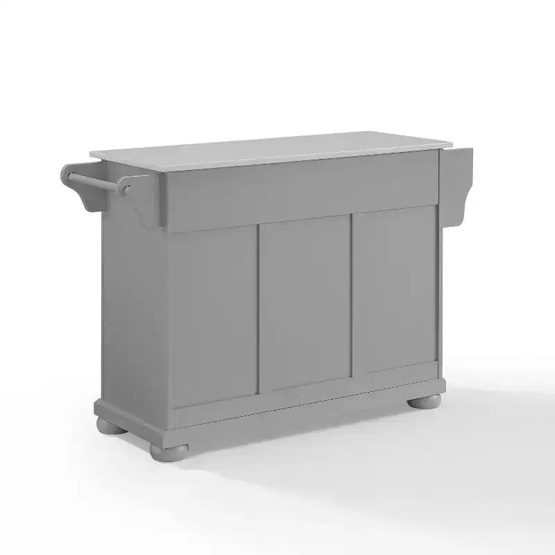 Alexandria Granite Top Kitchen Island/Cart Gray - Crosley