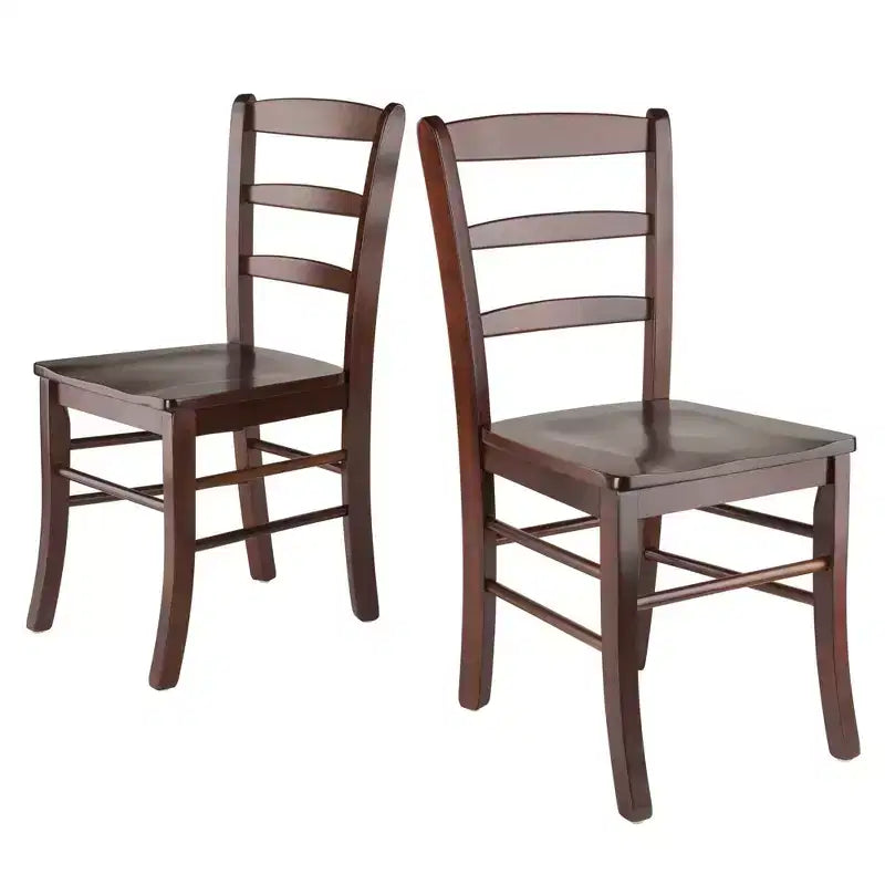 Winsome Table à manger carrée Groveland 3 pièces avec 2 chaises Noyer : Style shaker, Ensemble de cuisine