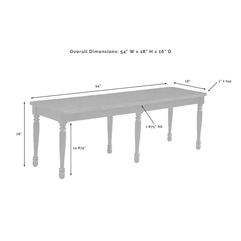 6pc Shelby Extendable Dining Set White - Crosley: Traditional Farmhouse Style, Turned Legs, Rubberwood Frame, Removable Leaf
