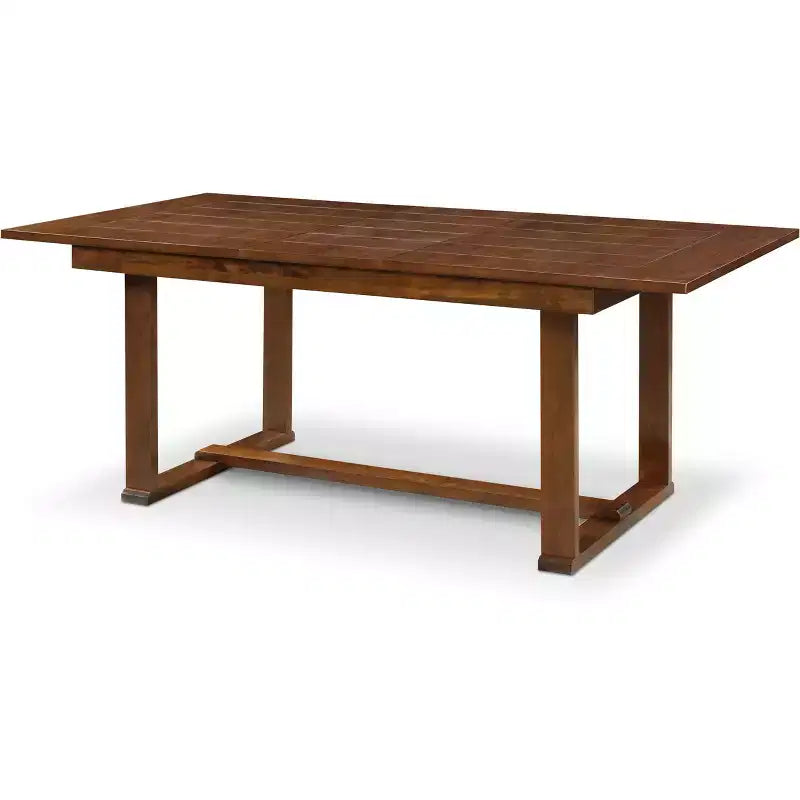 Wesley Extendable Dining Table Brown - ClickDecor