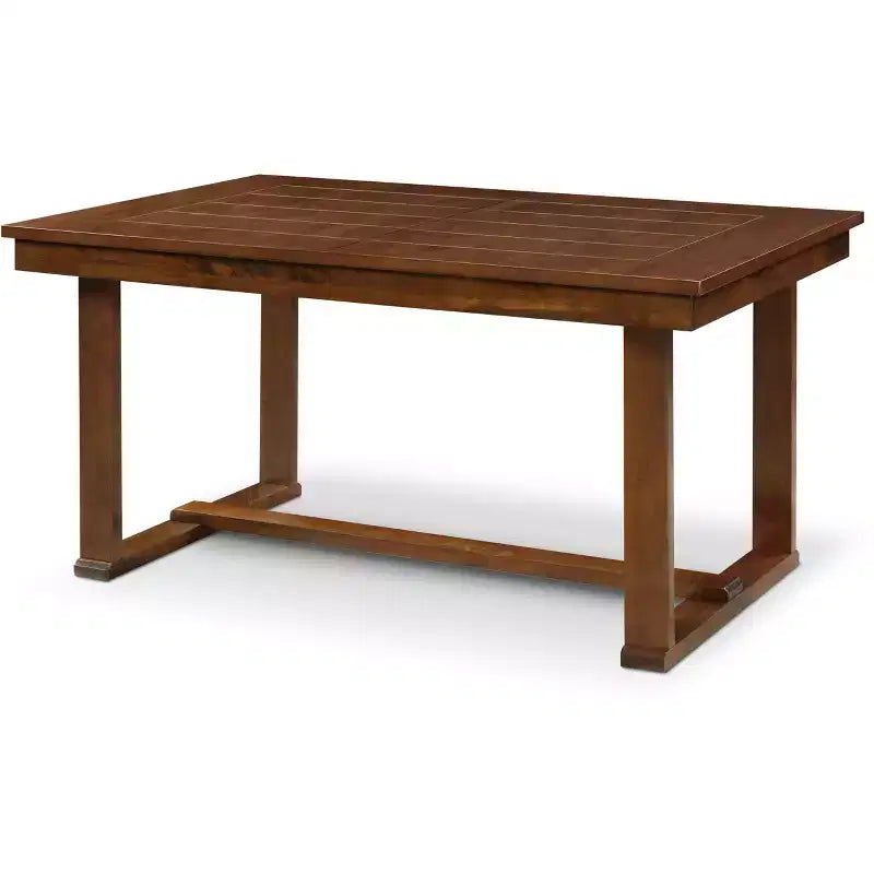 Wesley Extendable Dining Table Brown - ClickDecor