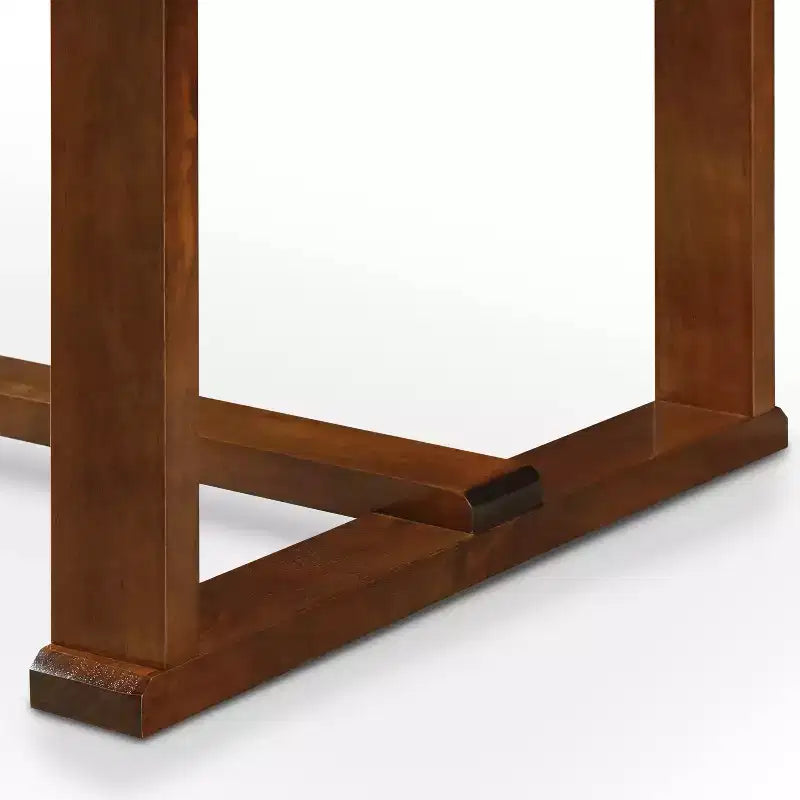 Wesley Extendable Dining Table Brown - ClickDecor