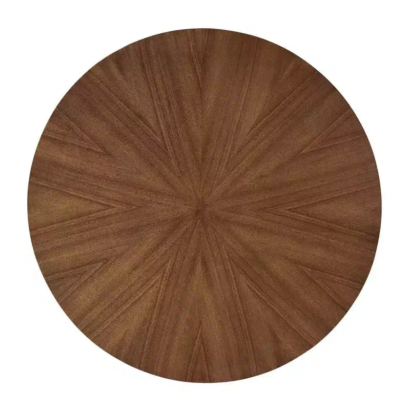 47" Crossroads Round Wood Dining Table Walnut - Modway