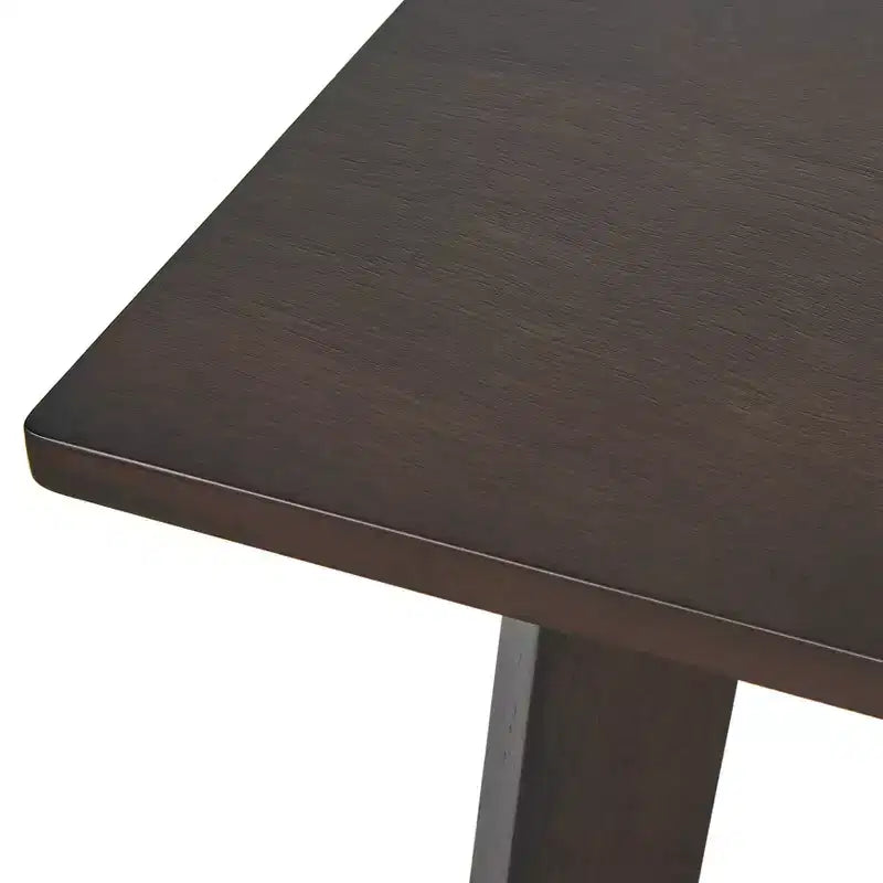 Buylateral Fiesta Modern Rectangular Dining Table Walnut