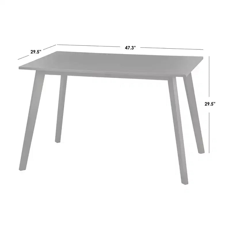 Buylateral Fiesta Modern Rectangular Dining Table Walnut
