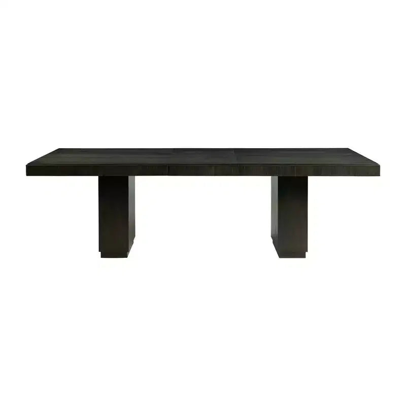 Holden Rectangular Standard Height Dining Table Top Black - Picket House Furnishings: With 20" Extension Leaf, Seats 4