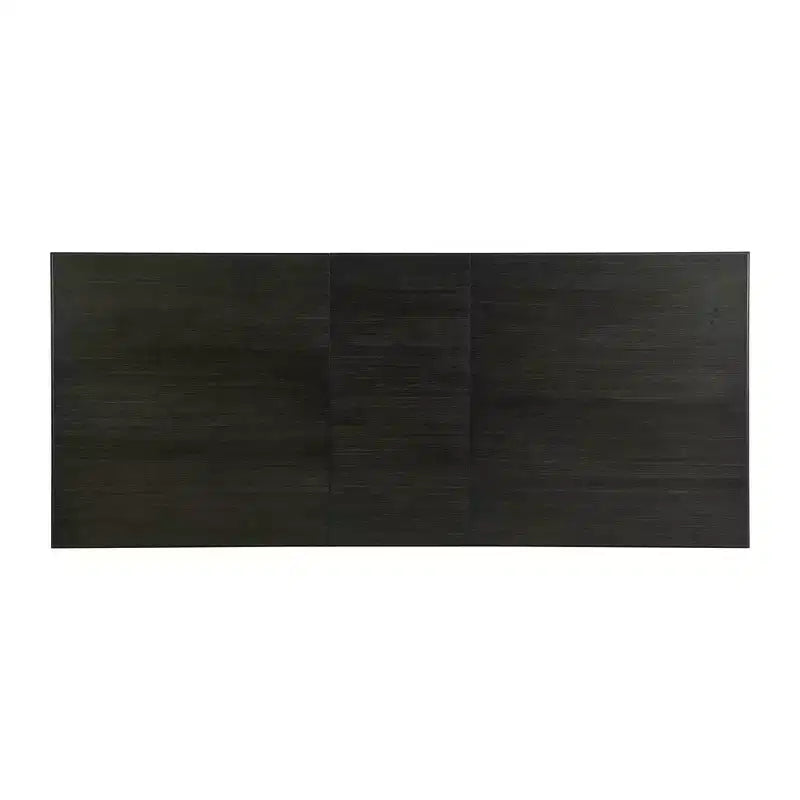 Holden Rectangular Standard Height Dining Table Top Black - Picket House Furnishings: With 20" Extension Leaf, Seats 4