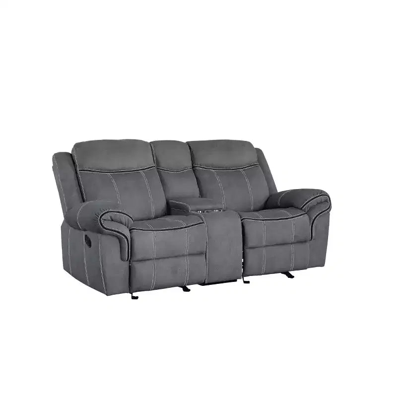 Acme Furniture 78" Zubaida Sofa Two Tone Gray Velvet