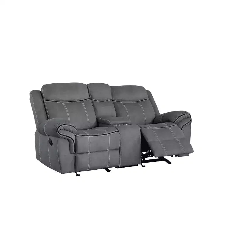 Acme Furniture 78" Zubaida Sofa Two Tone Gray Velvet