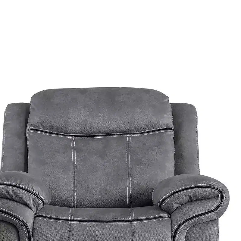 Acme Furniture 41" Zubaida Recliner Accent Chair Two Tone Gray Velvet