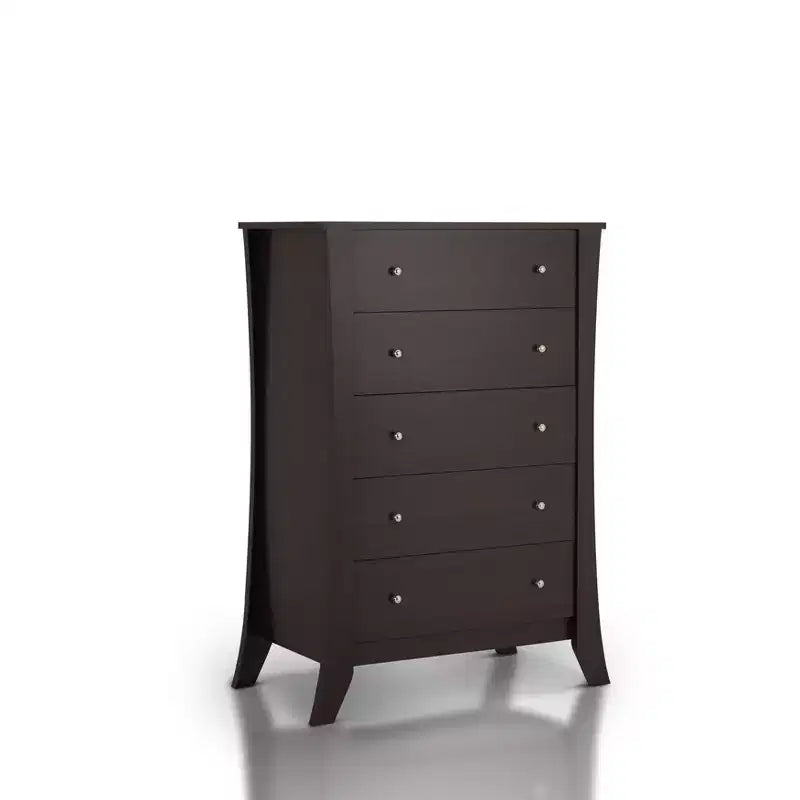 Commode 5 tiroirs - Espresso torréfié