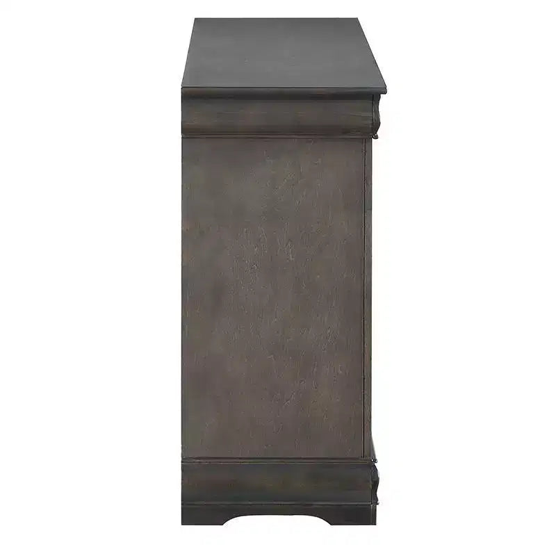 Acme Furniture 57" Louis Philippe Dresser Dark Gray Finish