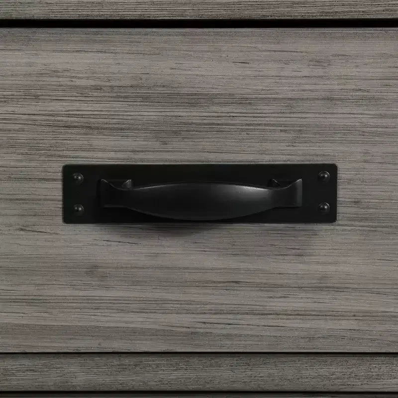 7 Drawer Montauk Dresser Gray - Picket House Furnishings: Spacious Storage, Bedroom Essential, Metal Accents
