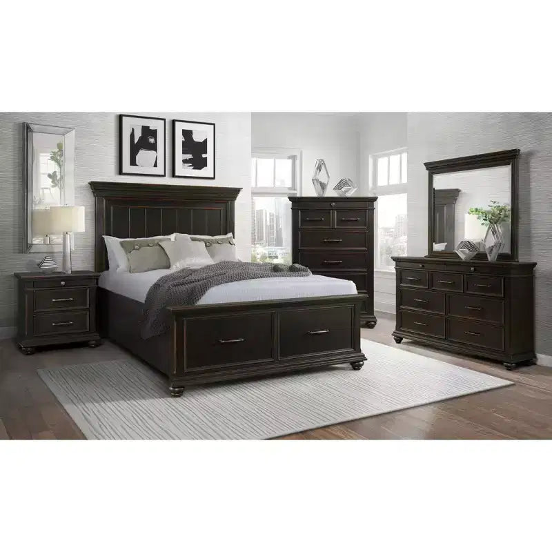 Brooks 6 Drawer Chest Black - Picket House Furnishings