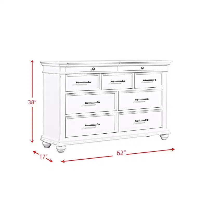 Brooks 9 Drawer Dresser Black - Picket House Furnishings