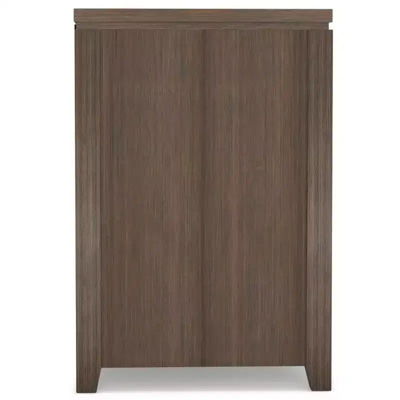 Essex Wide TV Stand for TVs up to 72" Farmhouse Brown - WyndenHall: Contemporary Media Console with Storage, Nickel Hardware