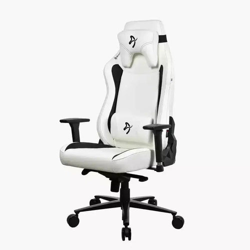 Arozzi Vernazza XL Soft PU Leather Gaming and Office Chair with Adjustable Lumbar and Neck Support White