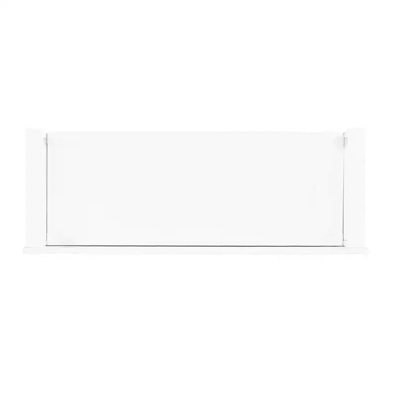 46" Laredo Solid Wood Storage Bench White - Linon: Entryway Flip Top, Ladderback Design