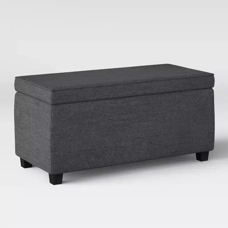 Double Storage Ottoman Dark Gray - Room Essentials™
