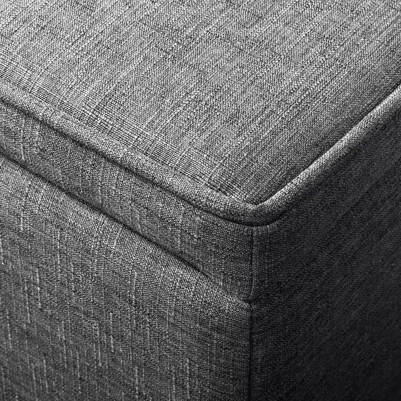 Double Storage Ottoman Dark Gray - Room Essentials™