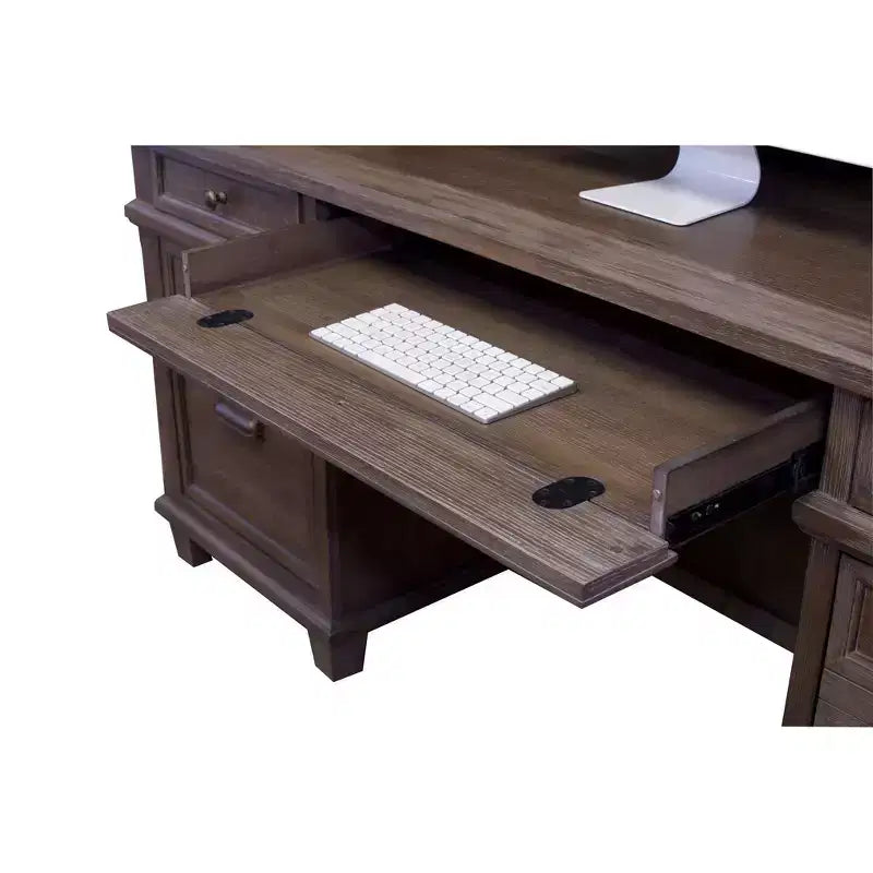 Carson Credenza Brown - Martin Furniture