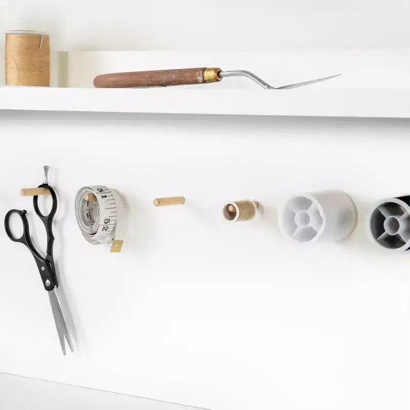 Crea Craft Table Wth Hutch Pure White - South Shore