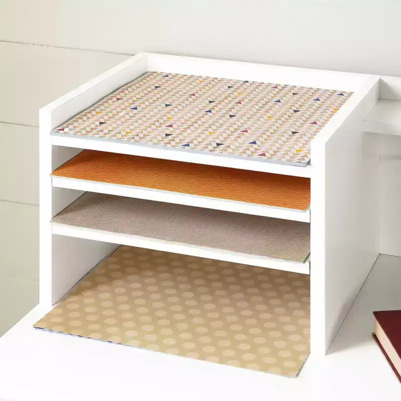 Crea Craft Table Wth Hutch Pure White - South Shore