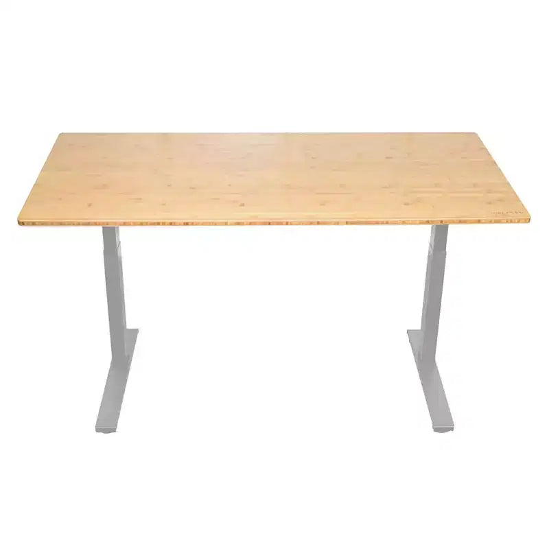48"x30" Electric Standing Desk with Adjustability ( 26.1"-51.6") Natural Bamboo Gray - Uncaged Ergonomics