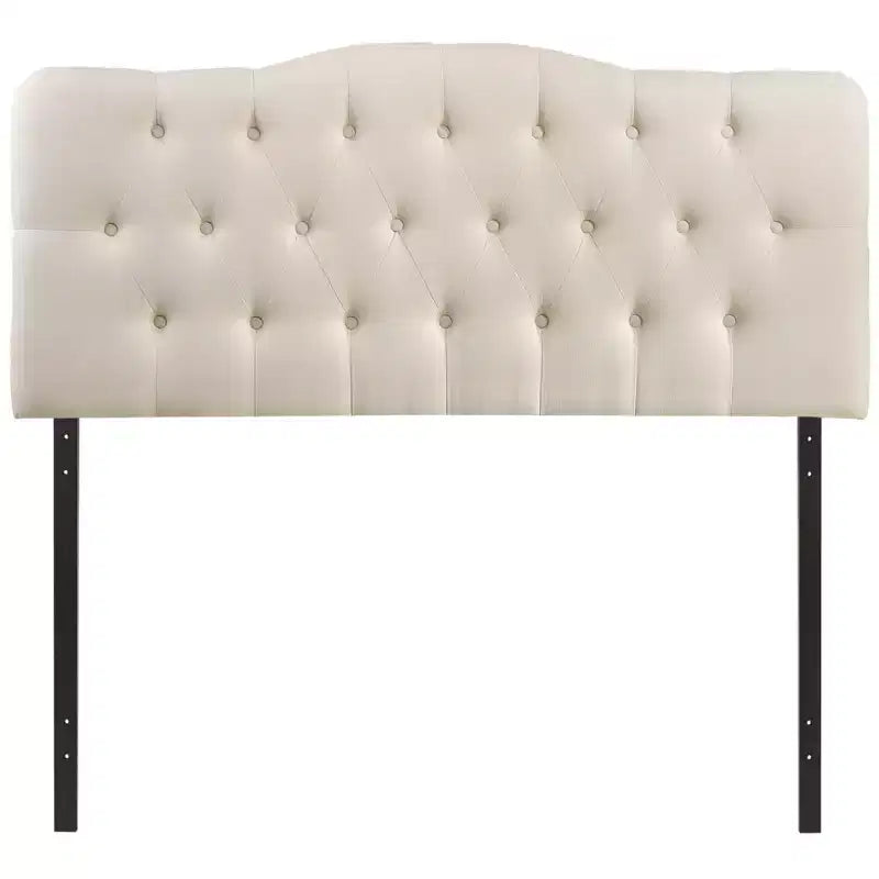 Annabel Full Upholstered Fabric Headboard Ivory - Modway
