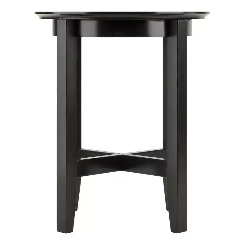 Toby End Table Espresso - Winsome: Solid Wood, Shaker-Style Legs, Bedroom & Den Use
