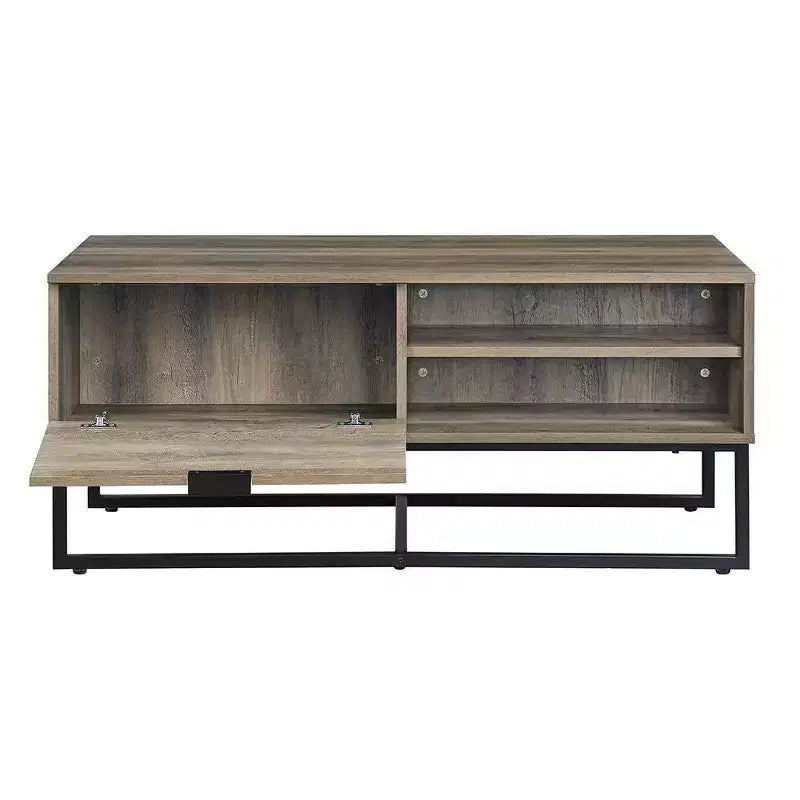 Acme Furniture Homare Coffee Table Rustic Oak/Black Finish
