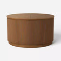 Lupine Reeded Storage Coffee Table with Removable Top Dark Brown - Threshold™