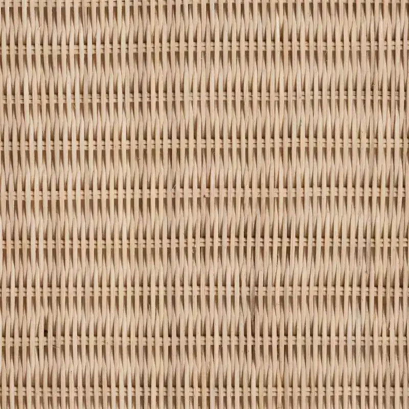 bali & pari Lanica Rattan 2 Drawer Console Table Pale Brown