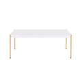 Acme Furniture Otrac Coffee Table White/Gold Finish