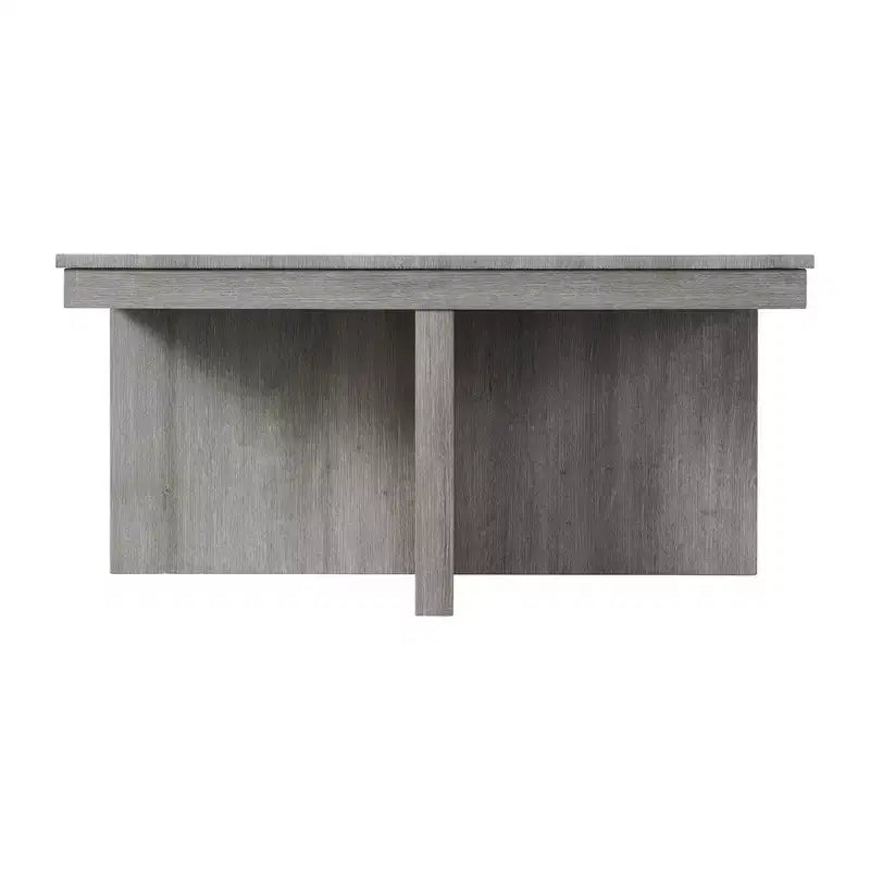 Dawson Coffee Table with 4 Storage Stools Gray - Picket House Furnishings