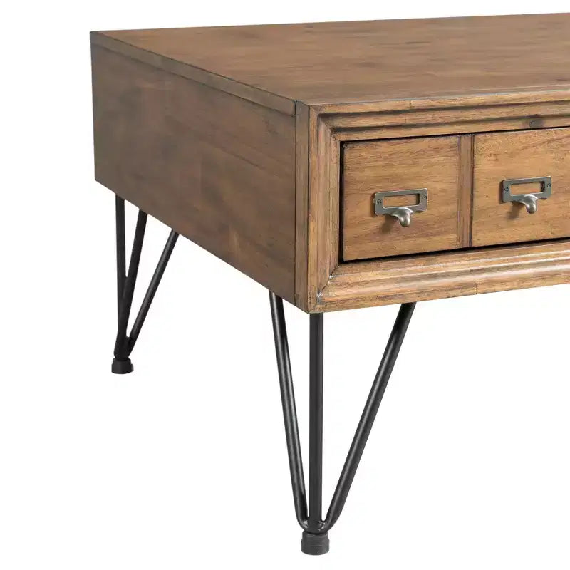 Tanner Coffee Table Light Walnut - Picket House Furnishings