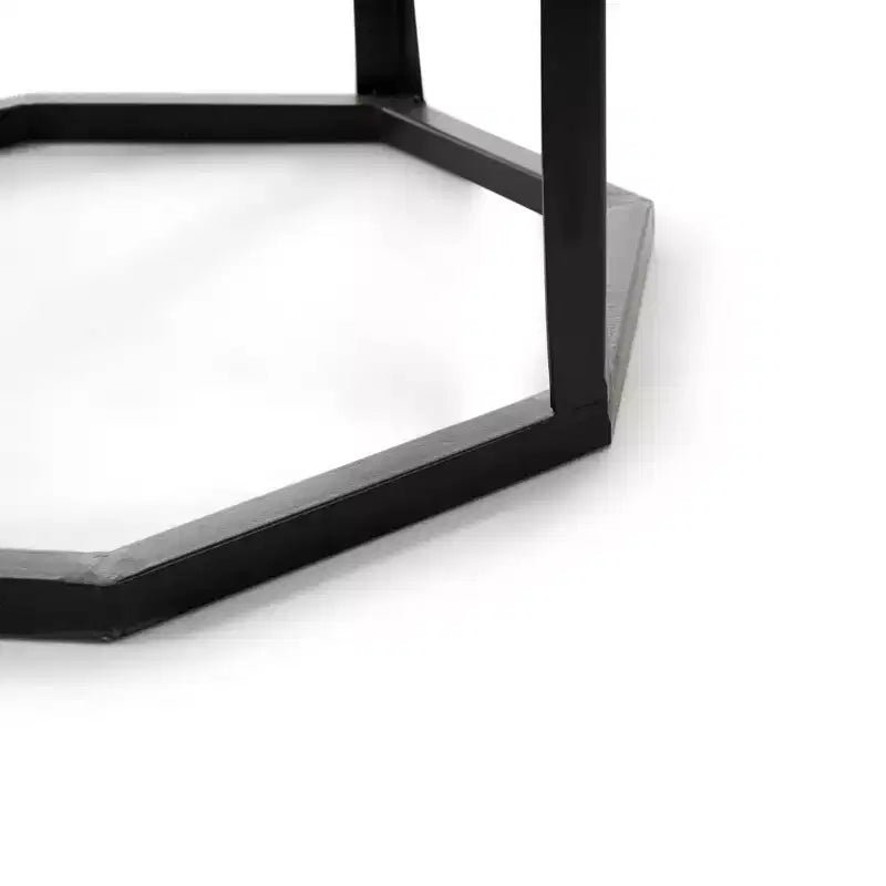 Table d'appoint Grayson en bois et métal, naturel - Finch