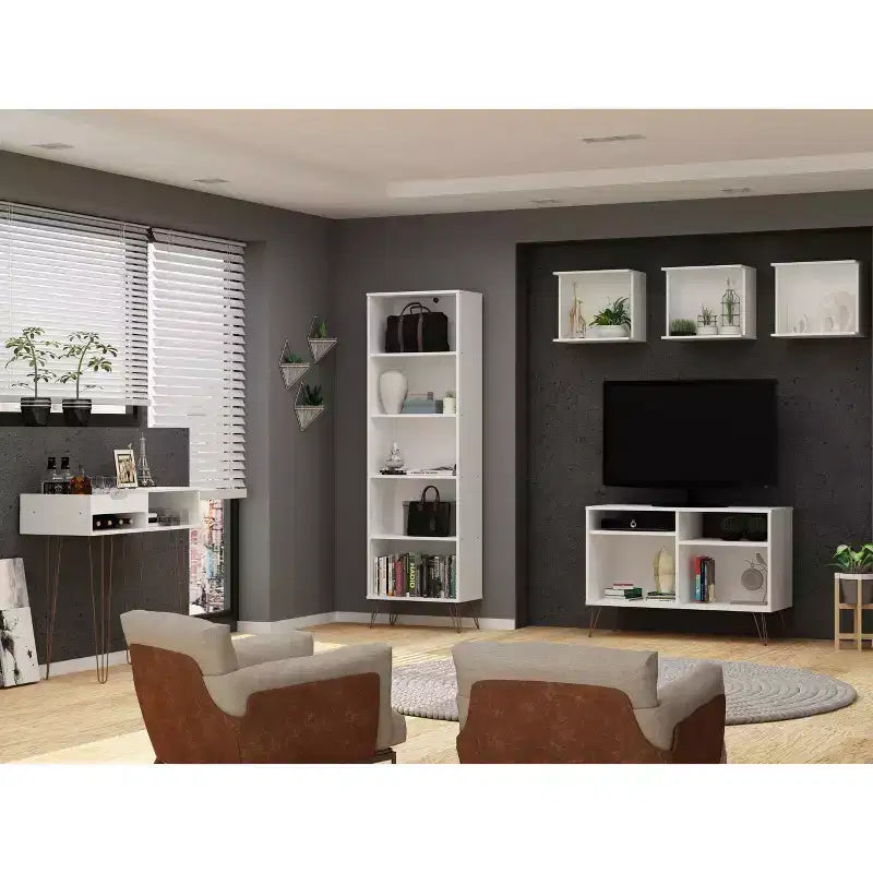 39.37" Rockefeller Entryway Console White - Manhattan Comfort