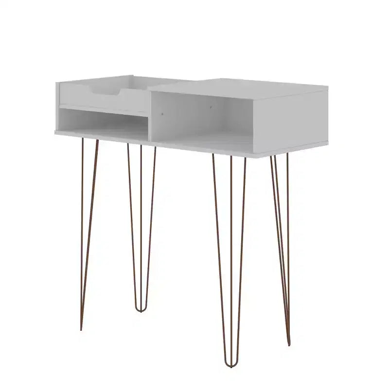39.37" Rockefeller Entryway Console White - Manhattan Comfort