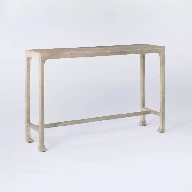 Belmont Shore Curved Foot Console Table Natural - Threshold™ designed with Studio McGee Assembly Required