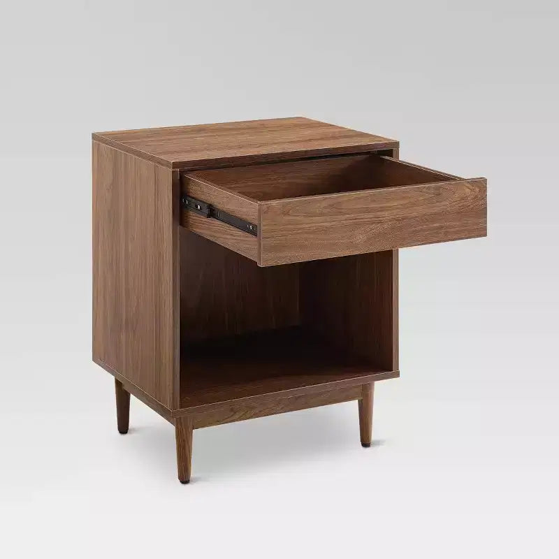 Table d'appoint de rangement Liam en noyer - Crosley