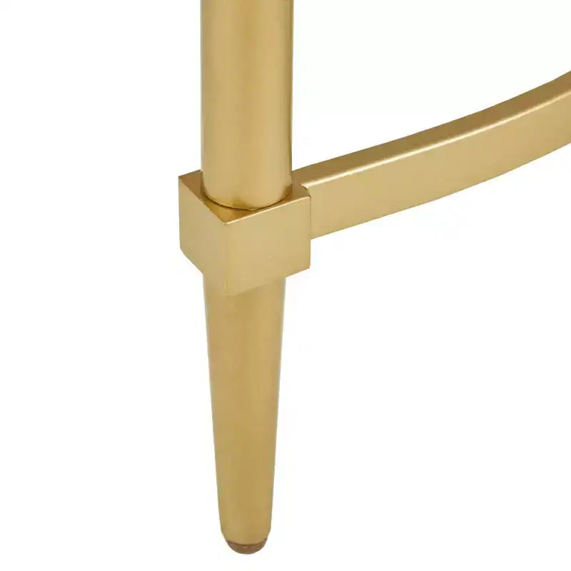 Console Bordeaux blanc/doré