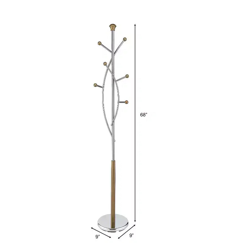 Porte-manteau Arbre Argent Doré - Proman Products