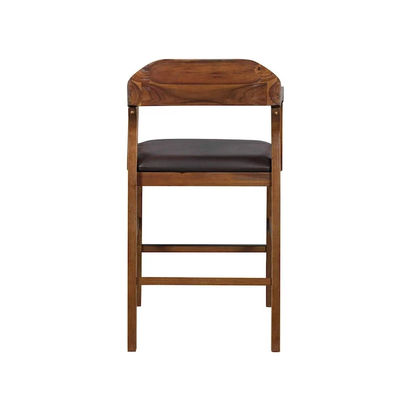 Rasmus Wood Counter or Bar Stool